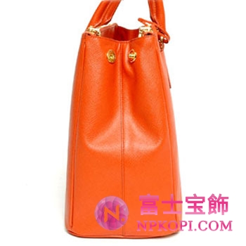 プラダ（PRADA）SAFFIANO LUX　レディーストートバッグ　パパイヤ　BN1786-NZV-S73 